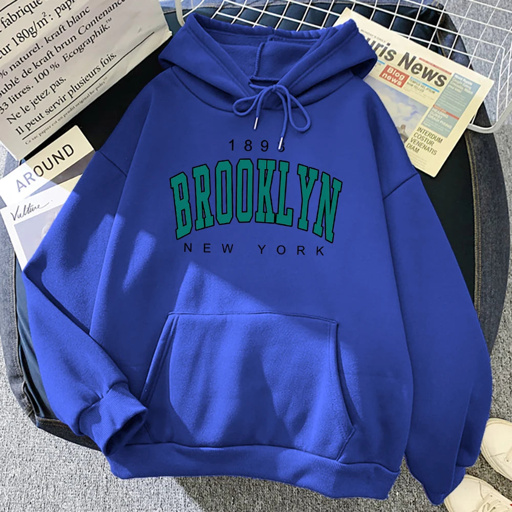 Sweat à capuche Brooklyn pour hommes et enfants, sweat à capuche tendance, style hip-hop, pour femmes, manteaux pour garçons, sweat-shirts de New York, vêtements pour hommes, lettre