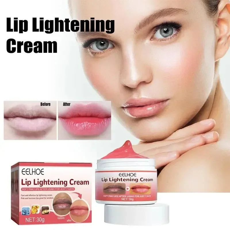 Lip Care Cream Black Dark Smoke Lip Removal Moisturizing Nourish Brighten Fade Lips Line Bleach Anti Crack Lip Lightening Cream