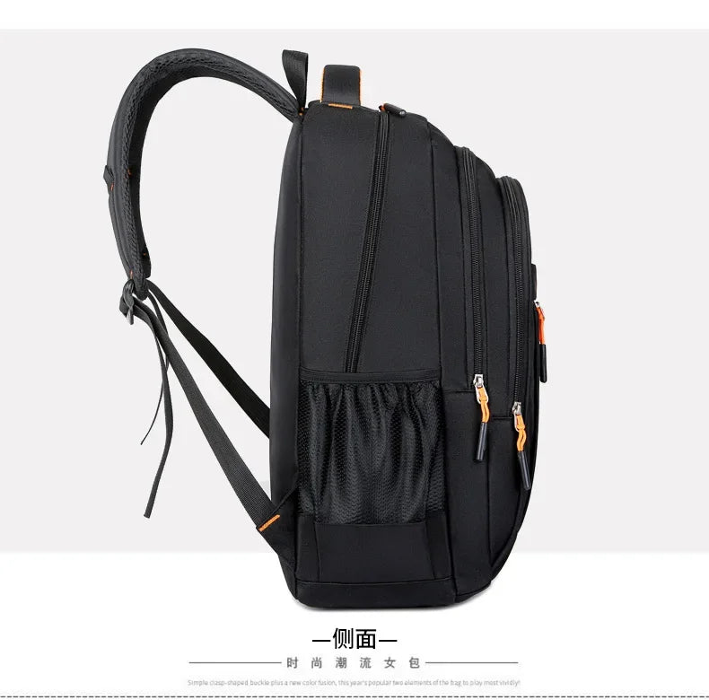 Men's Backpacks Oxford Waterproof Rucksack Business Computer Bag Casual Travel Backpack Senior High School Student Schoolbag