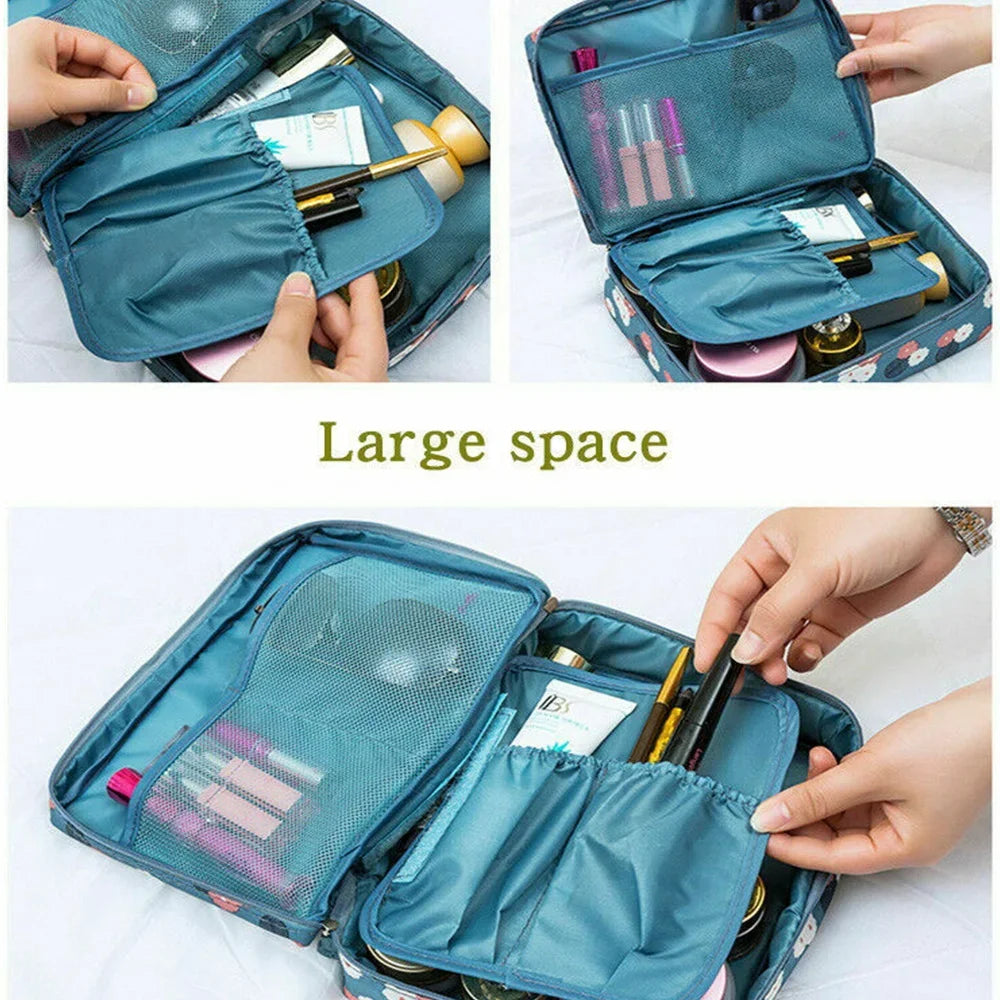 Outdoor Multifunction Makeup Bag Women Cosmetic Bag Portable girl Toiletries Organizer Waterproof Female Storage Make up Cases