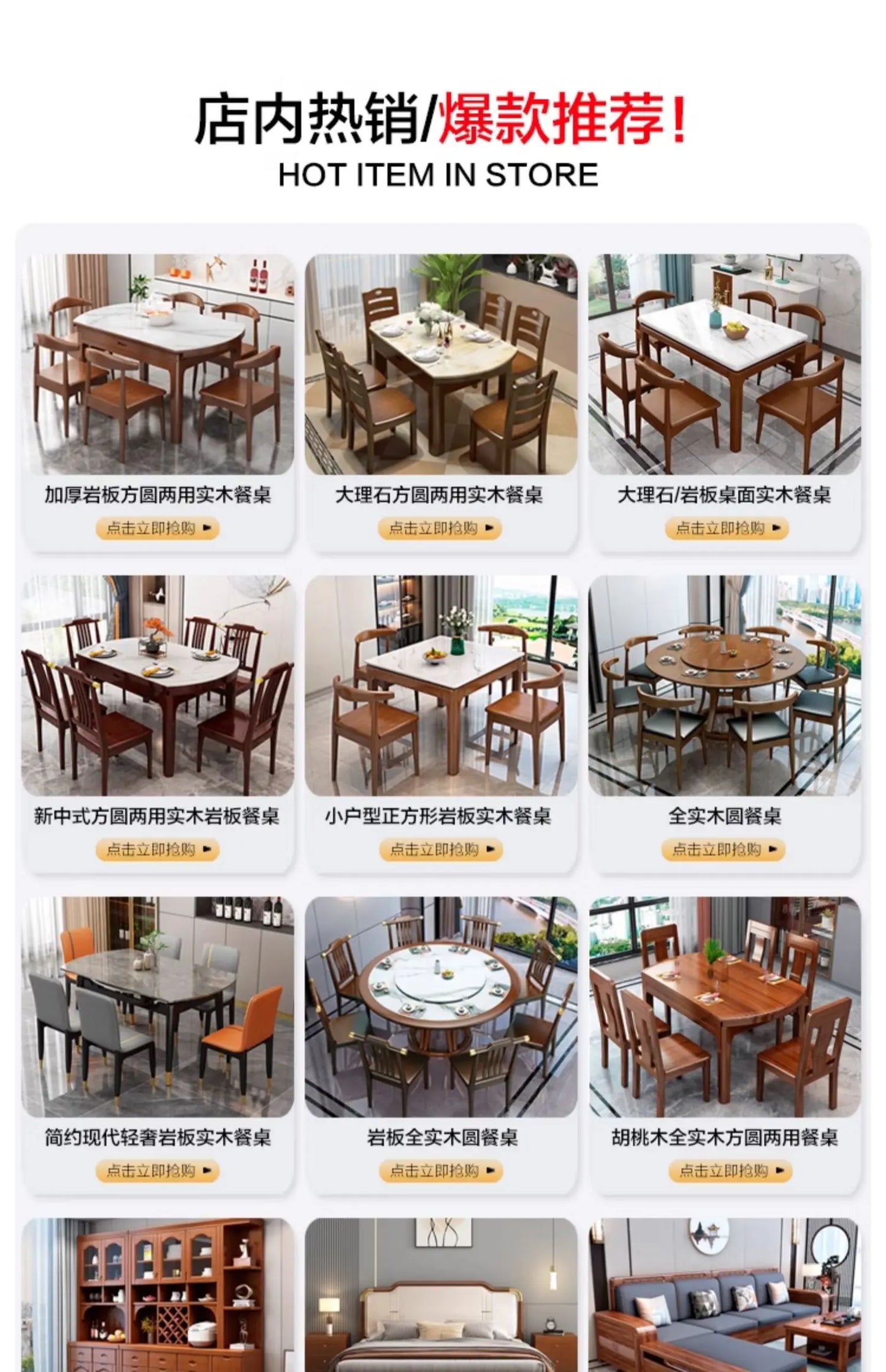 Extendable Dining Table Sets Chairs Cabinets for Living Room Glass Garden Furniture Portable Folding Comedores 4 Sillas Ofertas