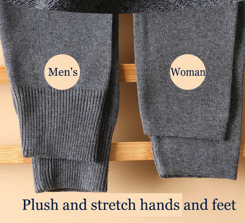 100% Wool Women Winter Warm Pants Men Underwear Thermal Leggings Long johns Man Merino Tights Couple Slim Fit Knitted