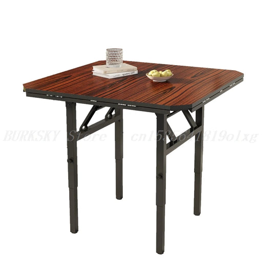 Folding Dining Table, Multifunctional Furniture, Liftable, Household, Round, Square, Foldable, Apartment, Living Room