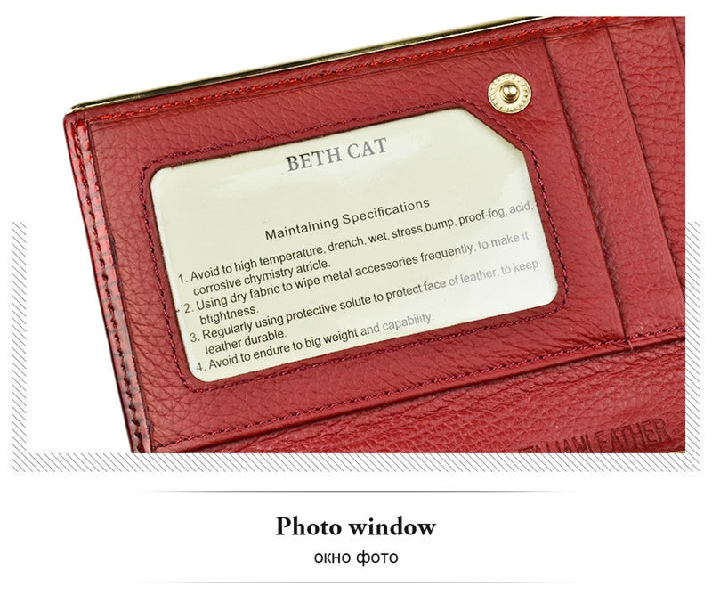 Luxury Designer Women Wallet Ladies Genuine Leather Purses 2022 Fashion Female Clutch Bags Long	Wallets Woman Money Bag