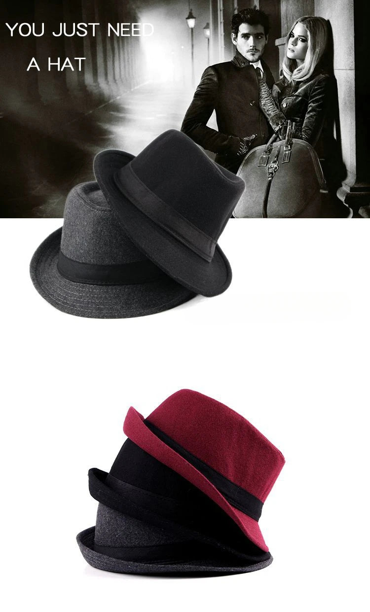 Chapeaux pour hommes printemps été Fedoras Top Jazz Hat Bucket Bowler Hats Chapeaux Fedora Hat Femmes Chapeau noir Chapeau de mariage Casquettes