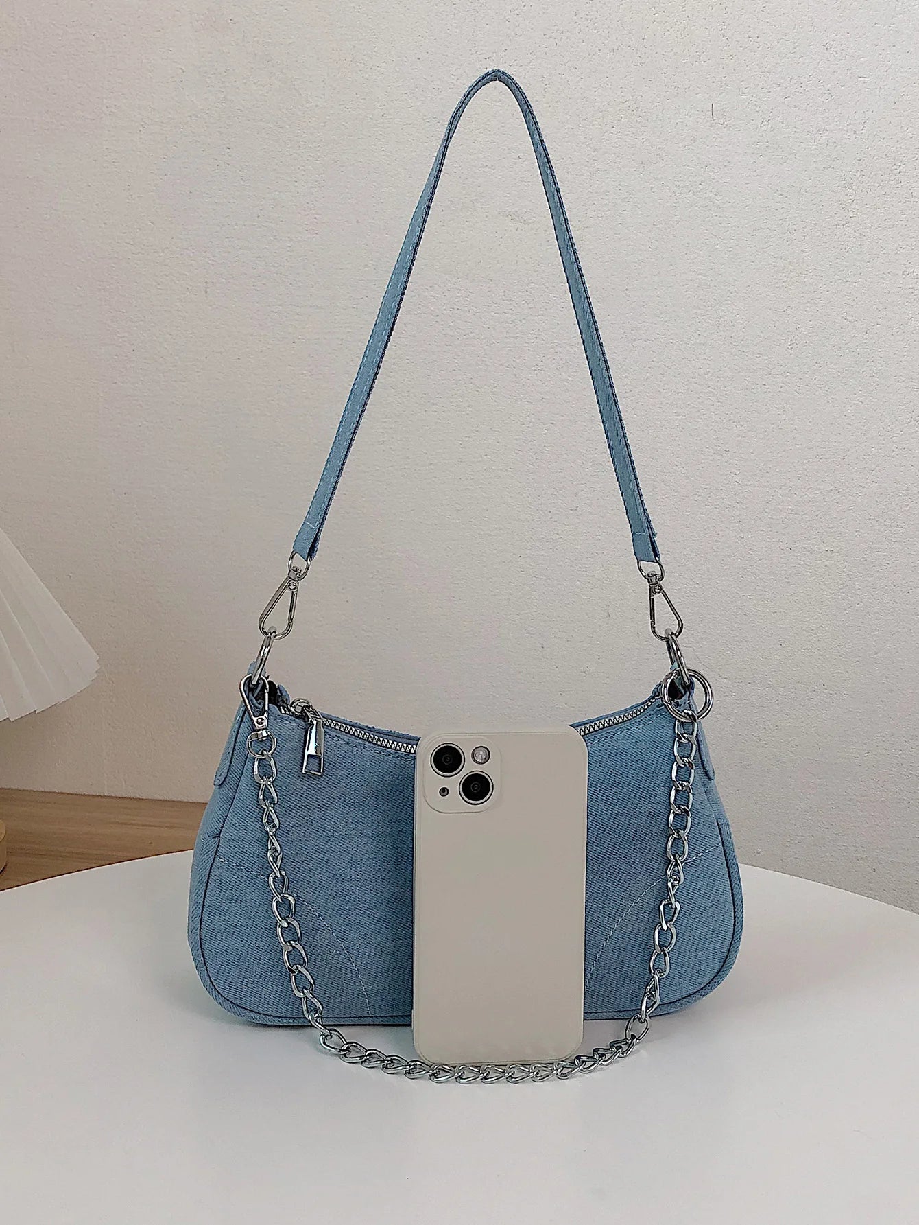 Small Design Jeans Bag Women's New Cross-Shoulder Bag Shoulder Canvas Bag