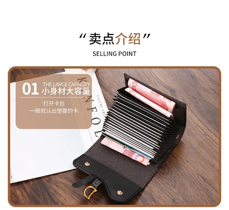 New Designer Wallet Women's Wallet Luxury Women's Purse Fashion Wallet Multi-Card Card Holder Small Wallet Coin Purse Clutch Bag