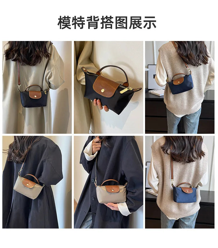 Retro Fashion Trend Hundreds of Shoulder Crossbody Women's Bag 2024 Early Spring New Niche Foreign Premium Feeling Handbag