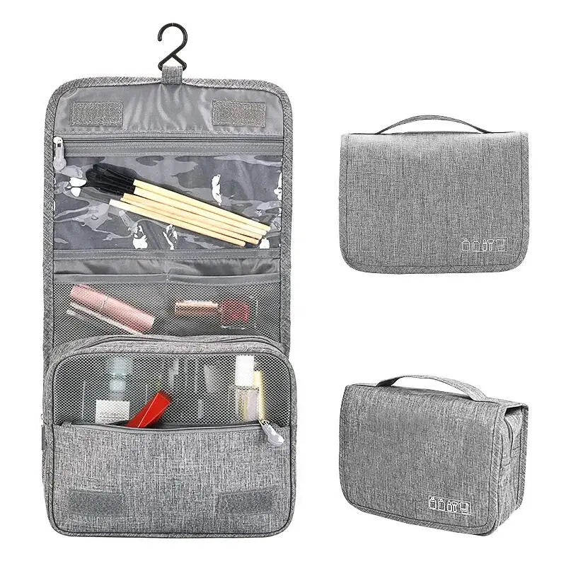 Oxford Fabric Men Business Portable Storage Bag Toiletries Organizer Women Cosmetic Bag Waterproof Hanging Travel Wash Pouch