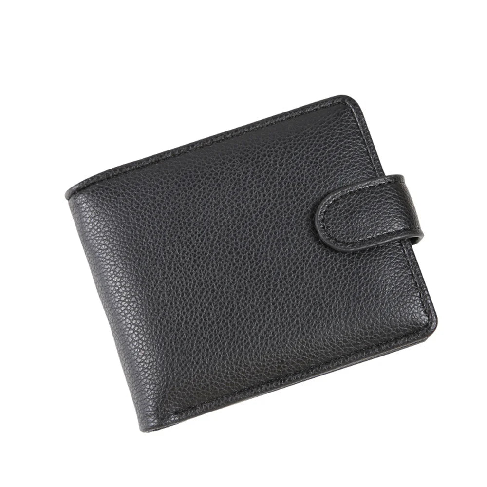 Vintage Leather Mens Wallets Cow Leather Solid Sample Style Zipper&Hasp Purse Card Holders Famous Brand High Quality Male Wallet