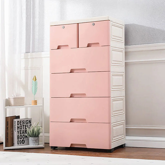 Organizer Plastic Storage Dresser Boxs Living Room Cabinet Bedroom Drawers 6 Drawer Clothes Organizer Tower Cabinets Lockable