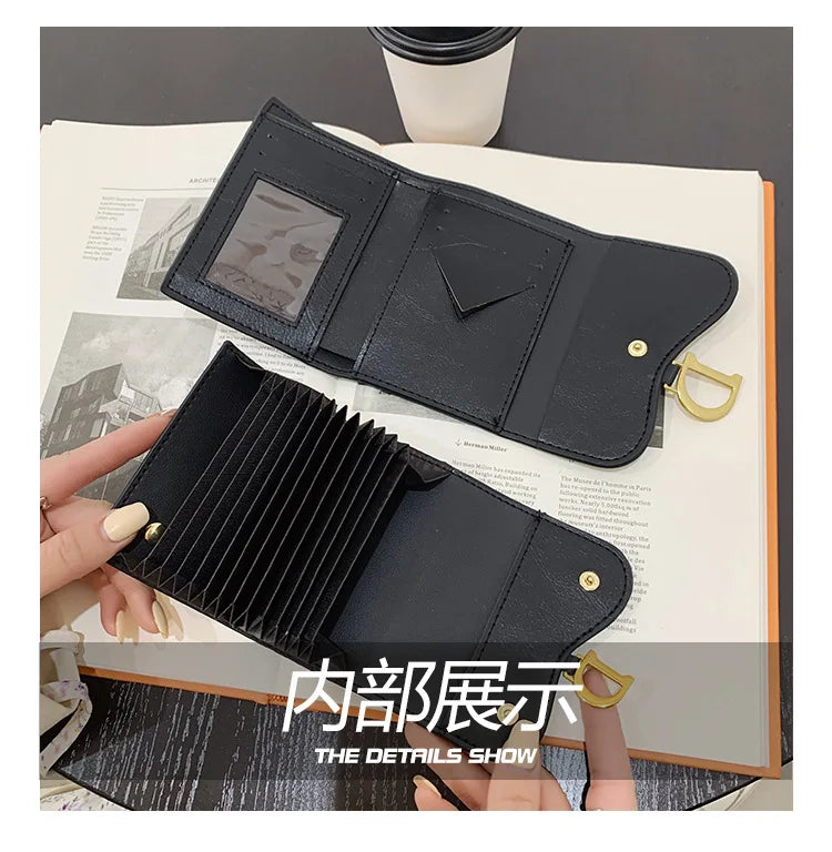 New Designer Wallet Women's Wallet Luxury Women's Purse Fashion Wallet Multi-Card Card Holder Small Wallet Coin Purse Clutch Bag