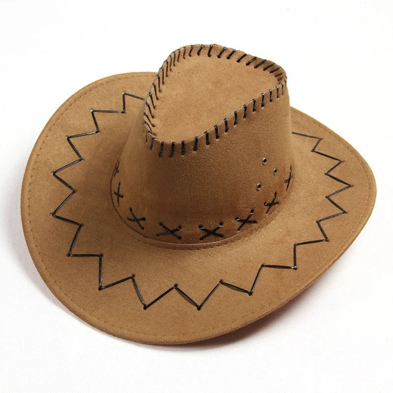 Fashion Simple Kids Cowboy Hat Western Child Cowgirl Hats Halloween & Birthday Costumes Accessories Holiday Decorations