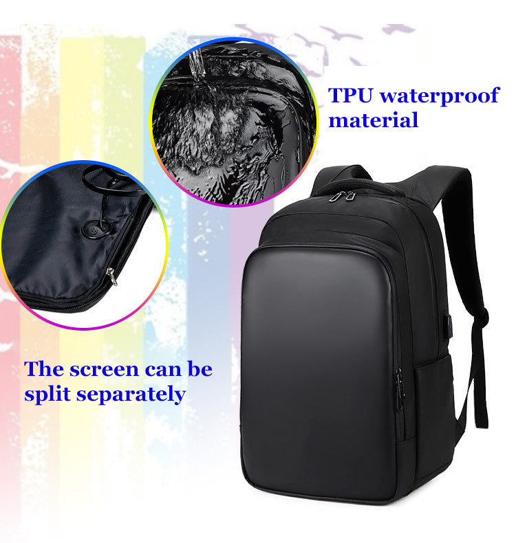 LED Display backpack Business travel 15.6 Inch Laptop Backpack Men DIY Smart backpack school Backpack woman multimedia backpack