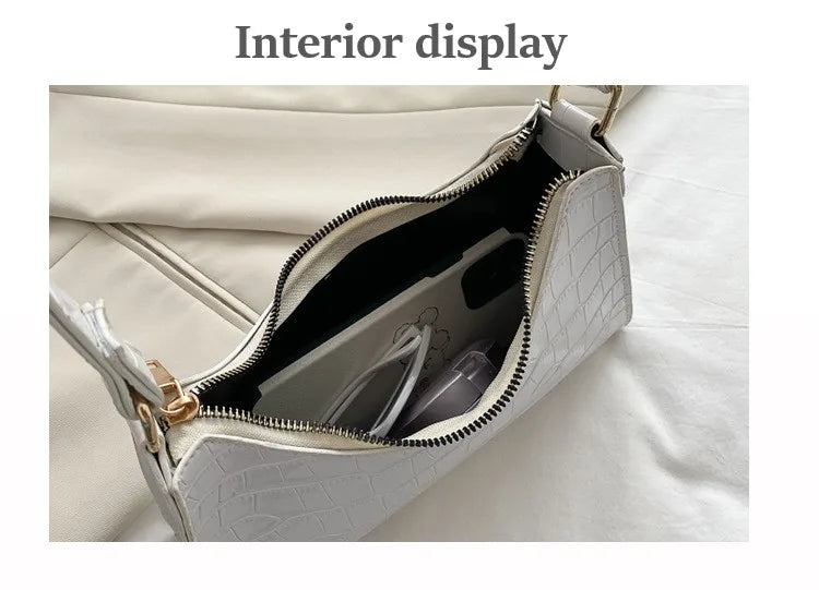 Fashion Exquisite Shopping Bag Retro Casual Women Totes Shoulder Bags Female Leather Solid Color Chain Handbag