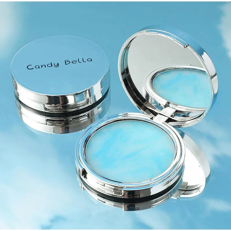 Blue Sky Setting Powder Cake Natural Long-Lasting Oil Control Face Foundation Waterproof Matte Compact  Loose Powder Makeup