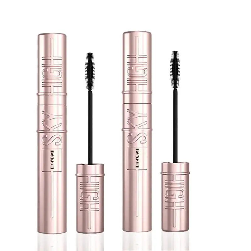 Mascara Volume Noir Waterproof Mascara Allongant Anti-Taches Pinceau Extrêmement Fin Base de Cils Longue Tenue Naturelle Sans Taches