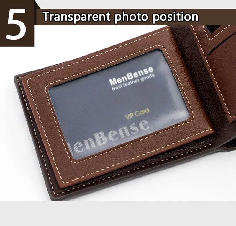 Short Men Wallets Zipper Coin Pocket Slim Card Holder Name Engraved Luxury Male Purses High Quality PU Leather Men's Wallet