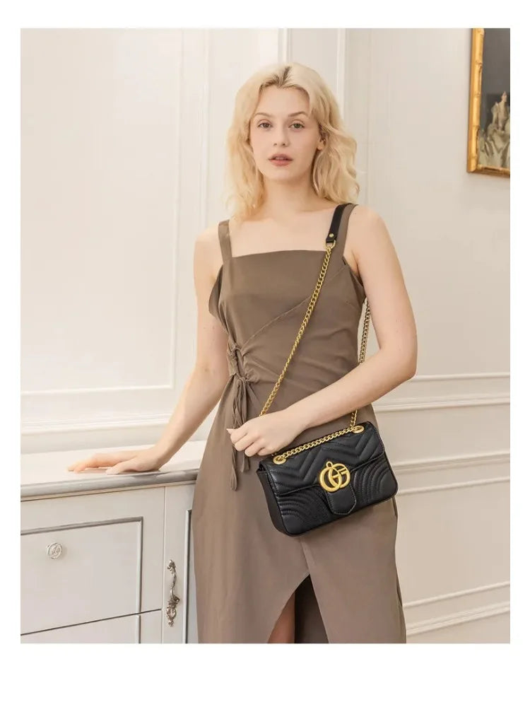 Sac à bandoulière en cuir véritable pour femme 2024 Nouveau sac à bandoulière en cuir de vachette de luxe pour femme Sac à main à motif géométrique