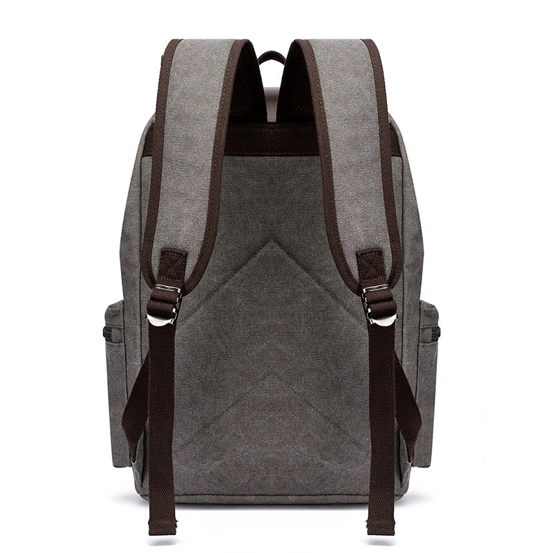 NEW Men's Backpack Vintage Canvas Backpack School Bag Men's Travel Bags Large Capacity Backpack Laptop Backpack Bag High Qualit