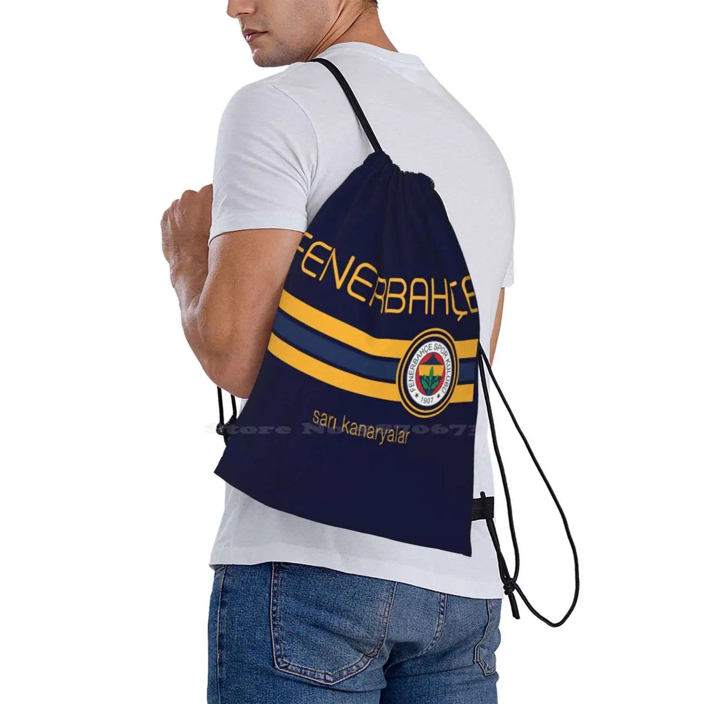 Super League - Fenerbahce (Home Navy) Hot Sale Schoolbag Backpack Fashion Bags Football Super League Fenerbahce Fenerbah ? E