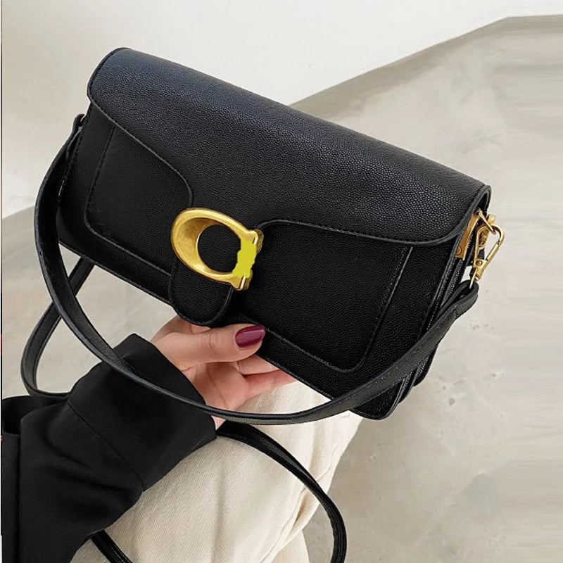 Fashionable Caviar Small Square Bag Diagonal Cross Shoulder Messenger Bag Adjustable Pu Leather Female Tote Bag Womens Handbag