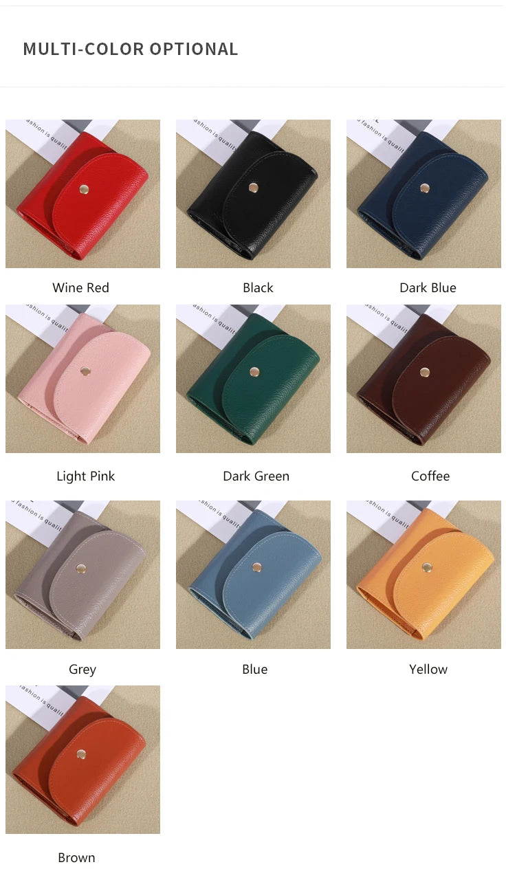 Practical Women's Small Card Wallet Simple and Fashionable Small Card Bag School Girls' Coin Wallet