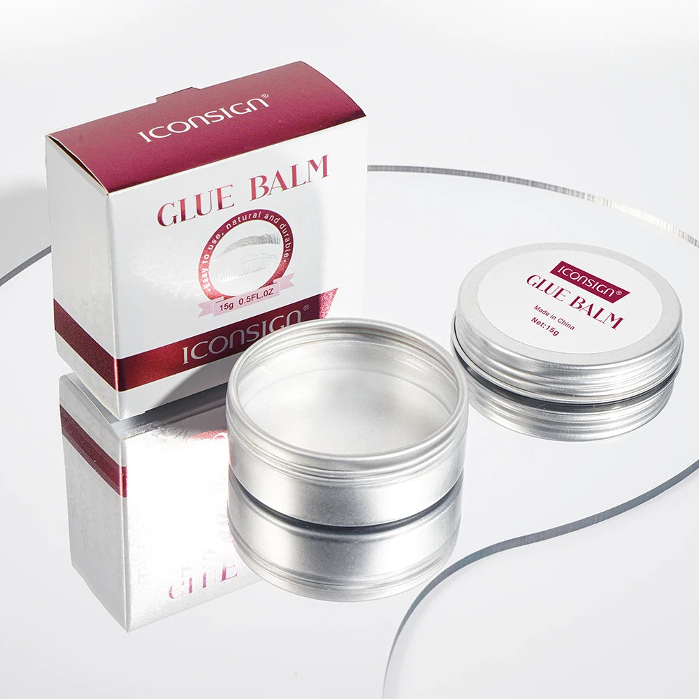 Baume à colle 15 g pour rehaussement de cils Fixation de forme en 10 secondes Rehaussement des sourcils et des cils Cire imperméable Outils de maquillage des yeux