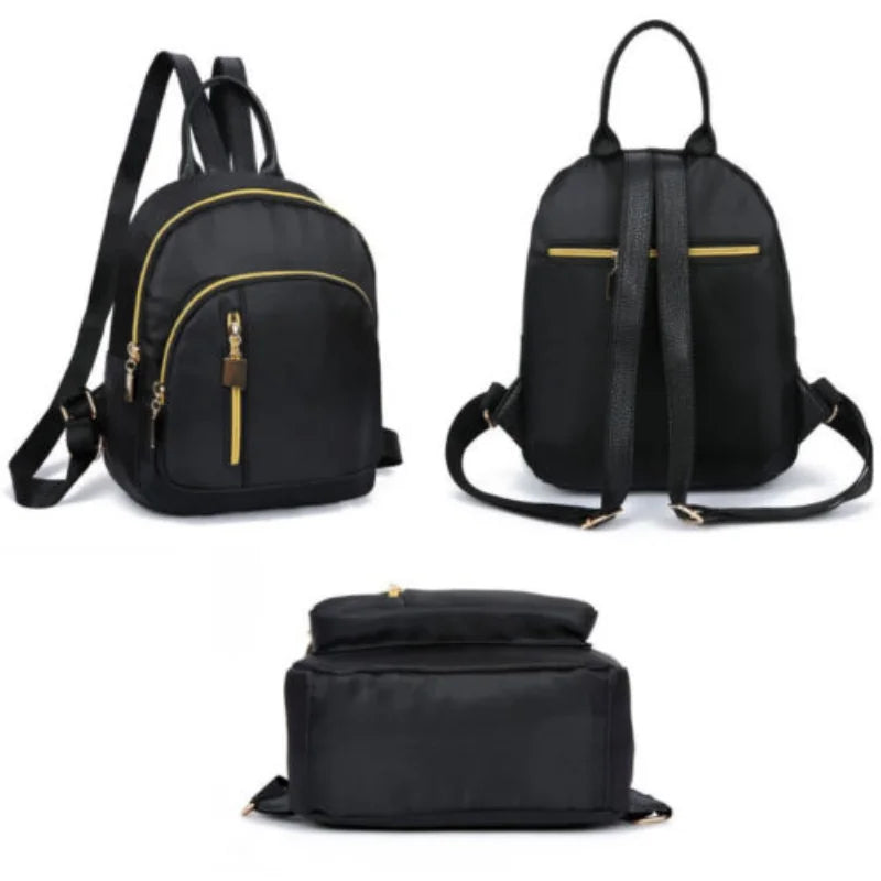 Women New Waterproof Oxford Backpack Girls Casual Black Nylon School Bags High Quality Travel Tote Backpack Shoulder Bag