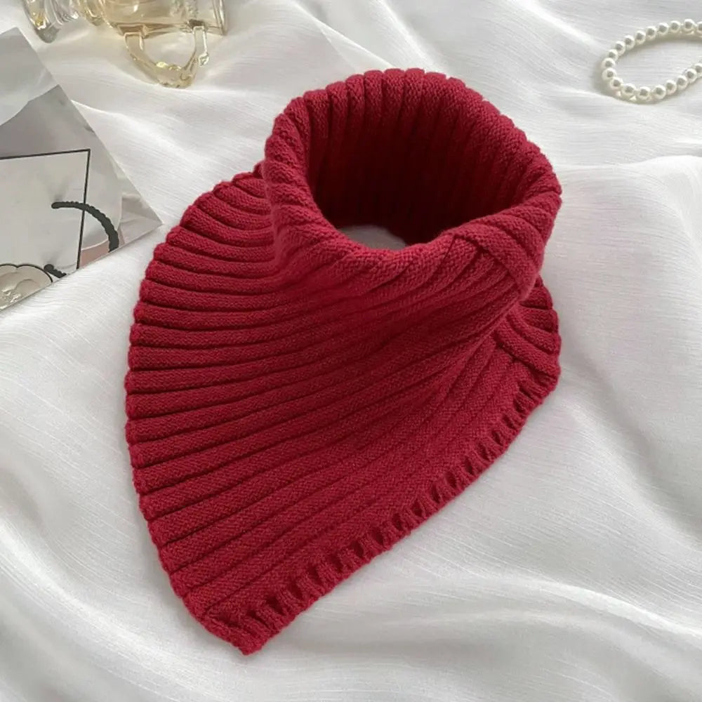 Women Knitted Fake Collar Scarf Women Warm Turtleneck Neck Warmer Detachable Winter Windproof Scarf