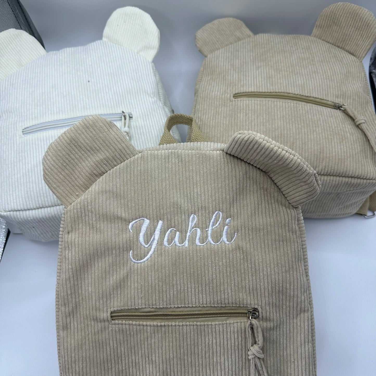 Custom Teddy Bear Backpack Embroidered Name Kids School Backpack Children's Day Party Gifts Birthday Bags with Personalized Name