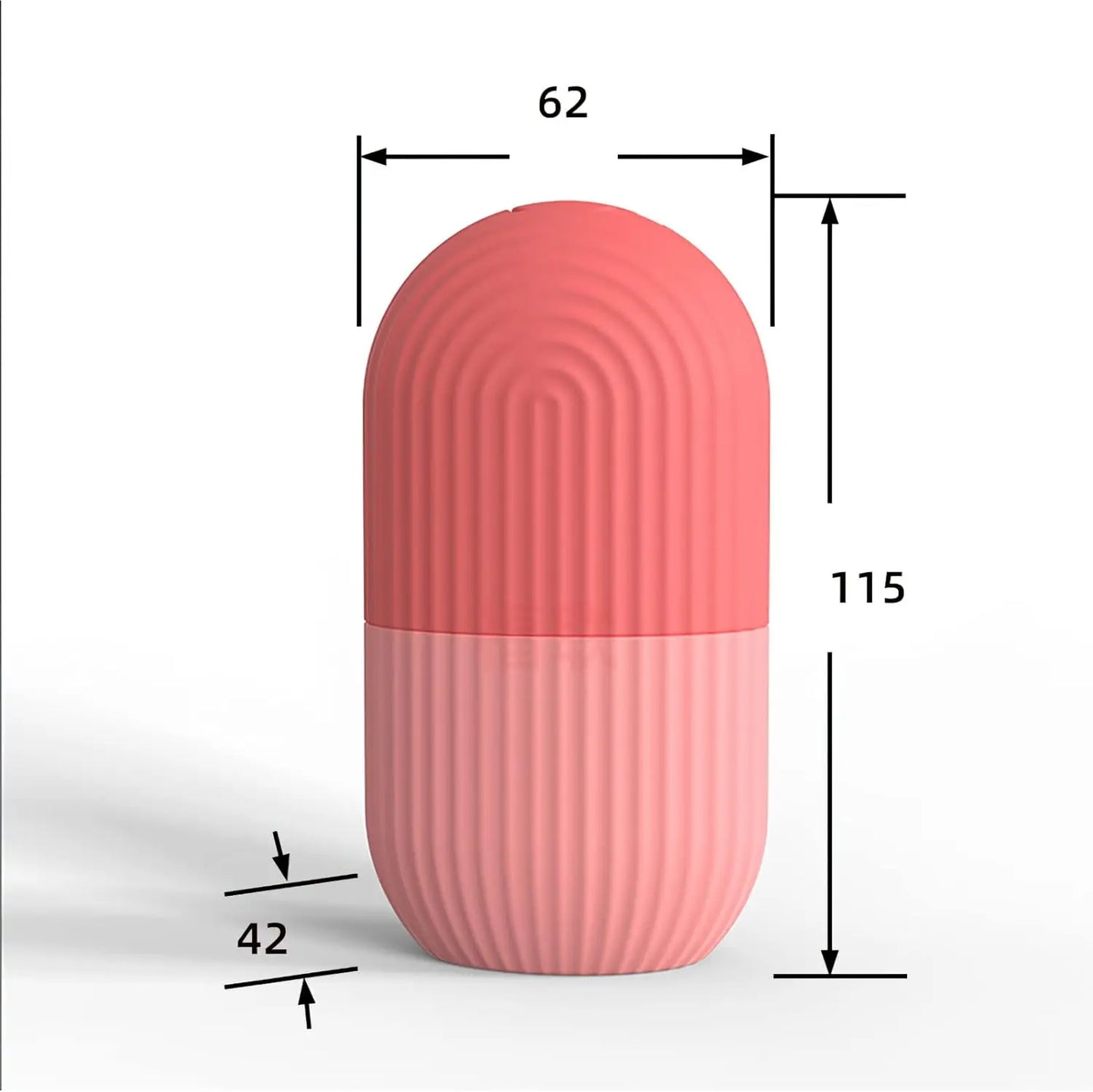 Rouleau de glace en silicone pour le visage, contour et rétrécissement des pores, élimine les cernes, masse la peau, beauté du visage, rouleau pour les yeux, le cou, outil de soins