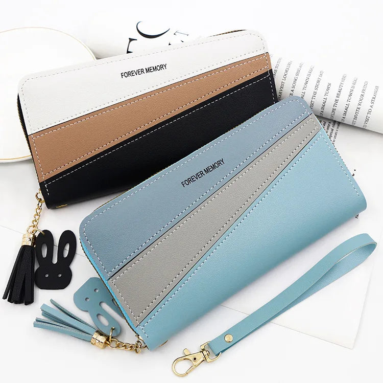 2024 New Long Women Wallets Cute Fashion Multifunctional Clutch Name Engraving Female Wallet Card Holder Luxury Women's Purses