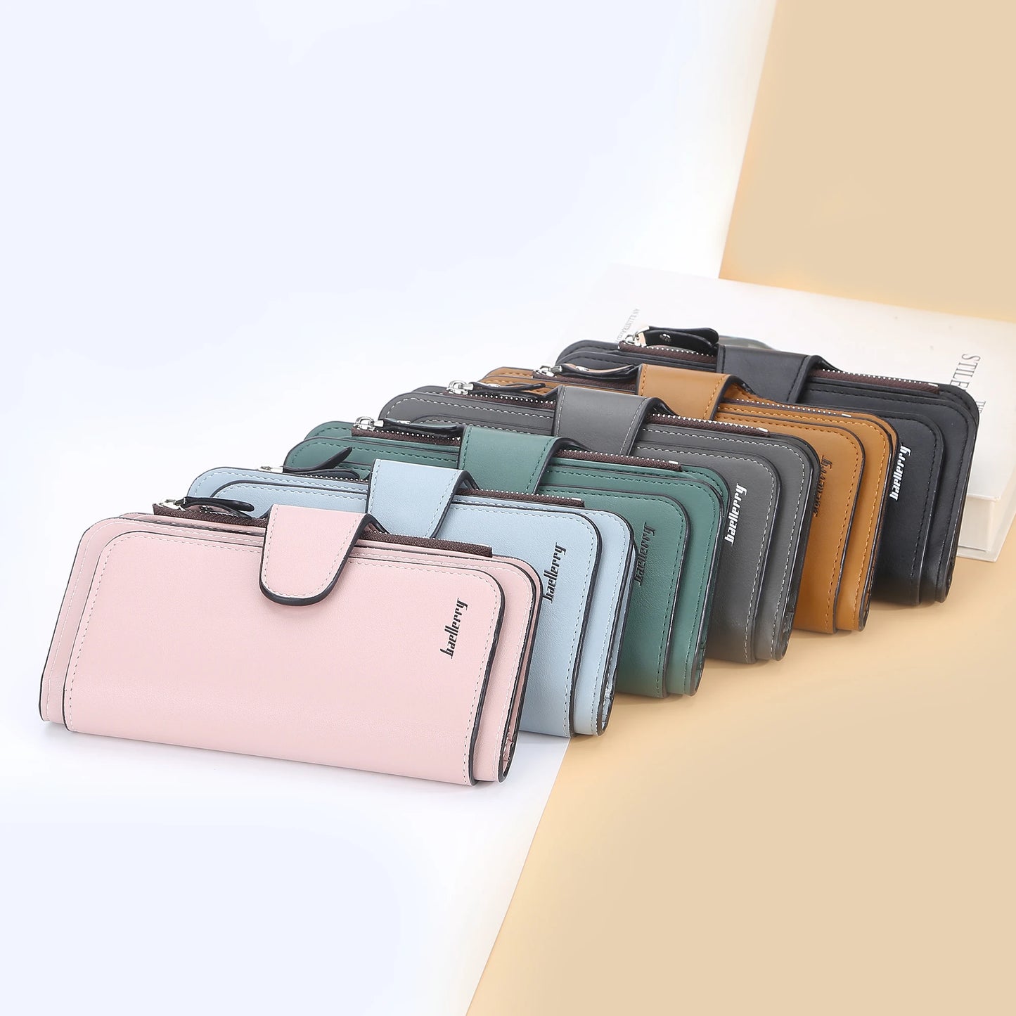 2024 Women Long Wallets Name Engraving Top Quality 15 Card Holders Classic Female Purse Zipper Brand Wallet For Women