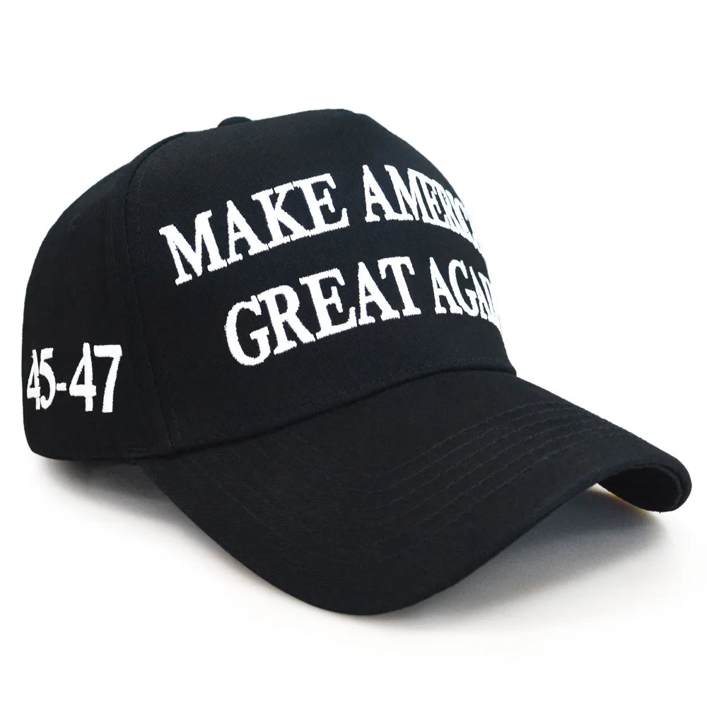 Fashion Baseball Caps MAGA 2024 America Snapback Hats Adjustable for Outdoor Sports Caps Hip Hop Hats Trendy Solid Colors