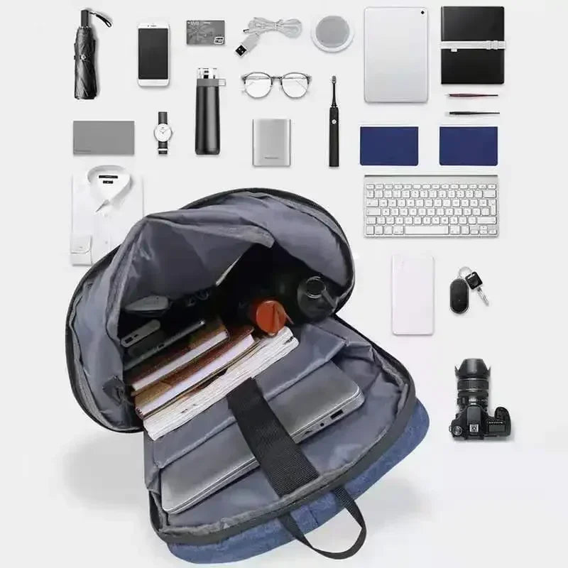 2024 Backpack Men USB Charging Waterproof 15.6 Inch Laptop Casual Oxford Male Business Bag Mochila Computer Notebook Backpacks