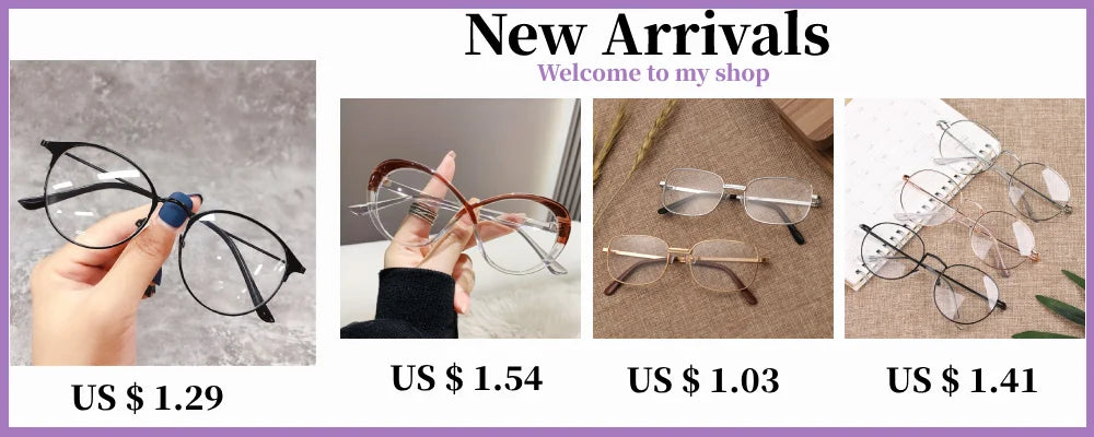 Retro Reading Glasses High-definition Metal Spring Hinges Half Moon Semi Rimless Readers Optical Spectacle Small Frame Eyeglass