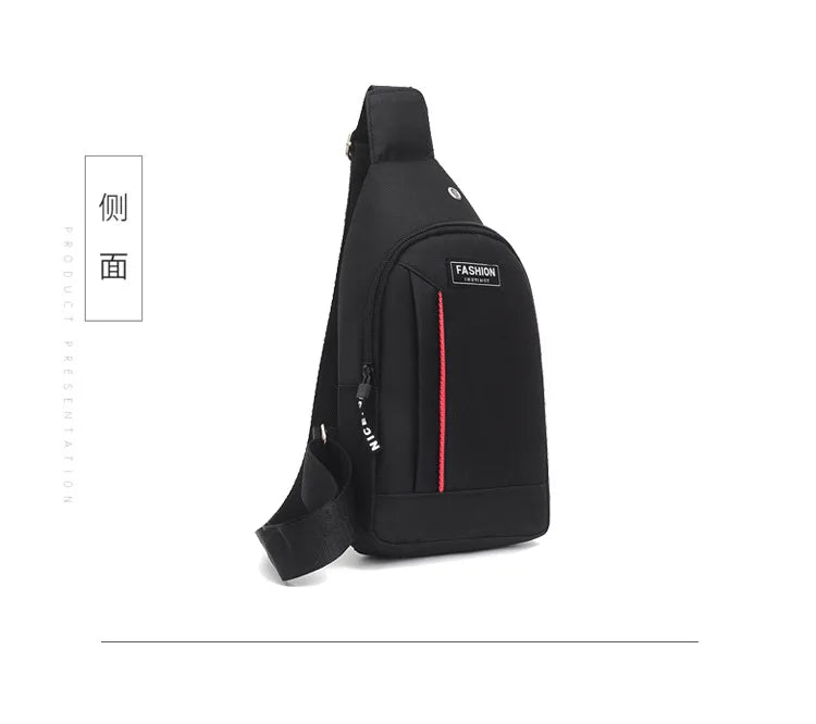 Men Fashion Multifunction Shoulder Bag Crossbody Bag On Shoulder Travel Sling Bag Pack Messenger Pack Chest Bag For Male