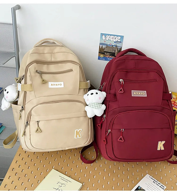 Women's Bag Backpacks Woman Bags Backpack Bagpacks Travel Female Back Pack Mens Ita Ladies 2024 Kawaii Multifinonal School Trend