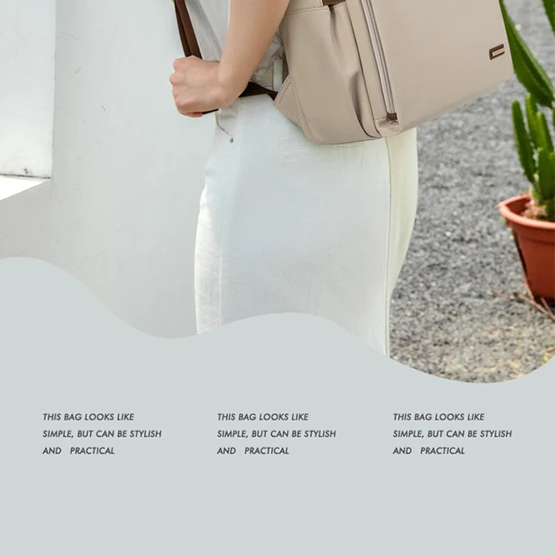 GOLF Women's Backpack Fashion New Travel Simple Business Large Capacity Laptop 15.6 inch Casual Student Backpack Women