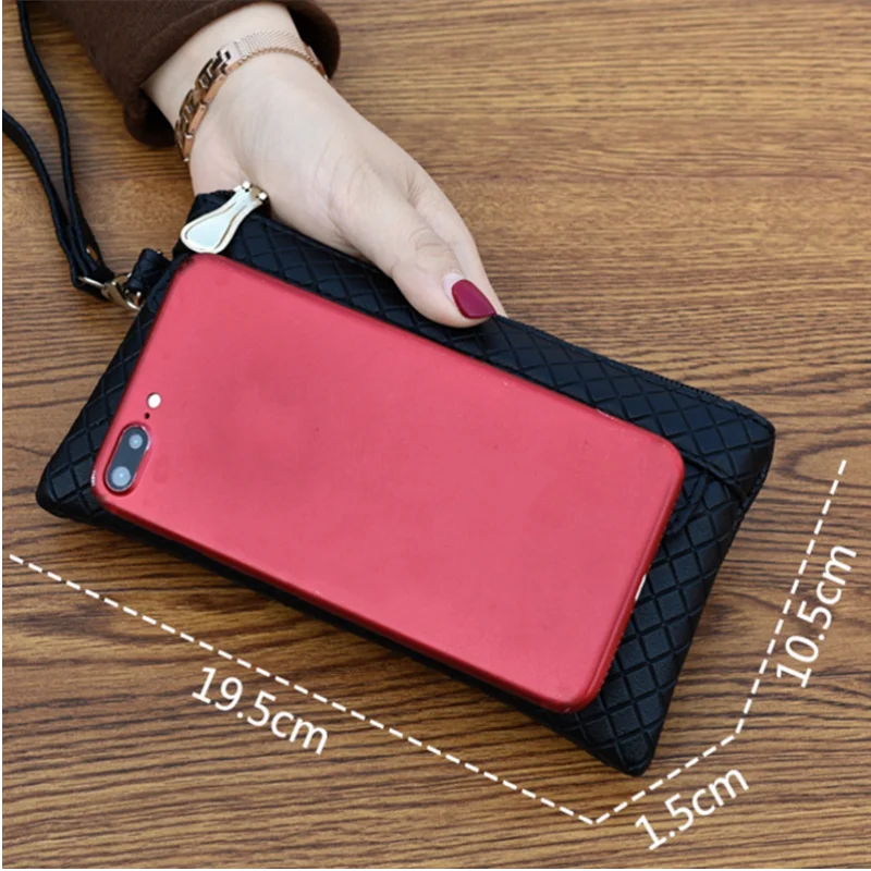 New Fashion Pu Leather Women Wallet Clutch Women's Purse Best Phone Wallet Female Case Phone Pocket Purse Coin Bag