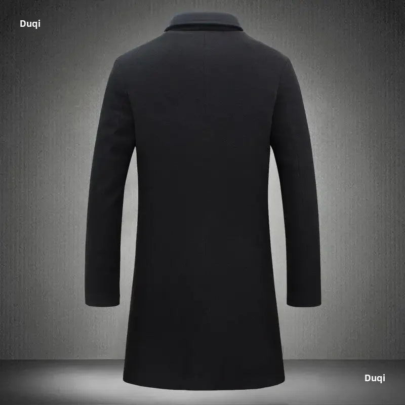 Manteau en laine2022 Nouveau trench-coat mi-long slim de style coréen pour hommes Usine de vente en gros de veste en laine