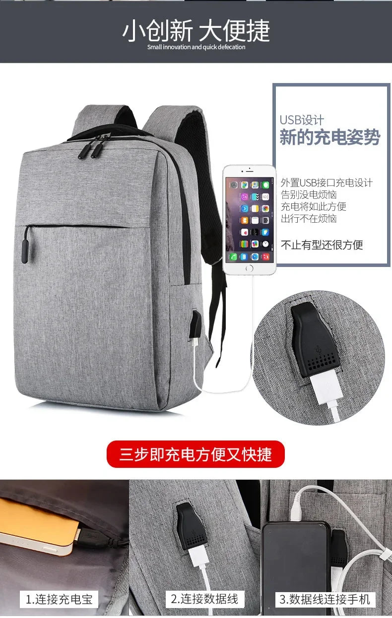 Men Fashion New Backpack Lovers Travel Bagpack Women 2024 Laptop Mochila Man Rucksack Male Shoulder Bags Phone Purse Briefcases