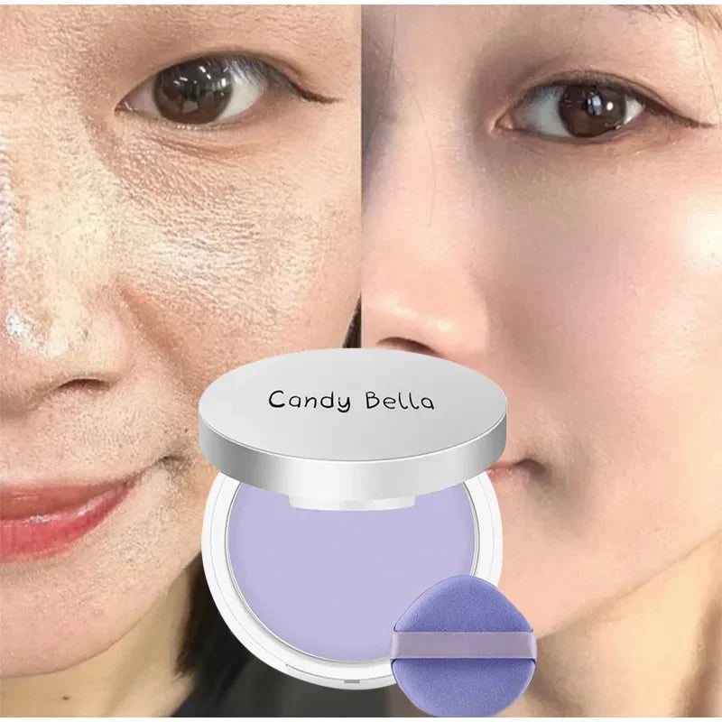 Blue Sky Setting Powder Cake Natural Long-Lasting Oil Control Face Foundation Waterproof Matte Compact  Loose Powder Makeup