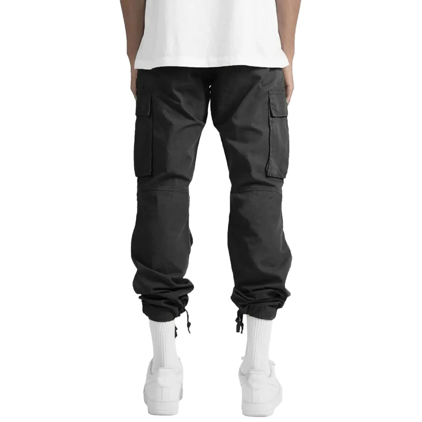 Pantalon cargo pour homme Amazon Summer 2023 - Pantalon décontracté multi-poches indépendant avec cordon de serrage et commerce extérieur