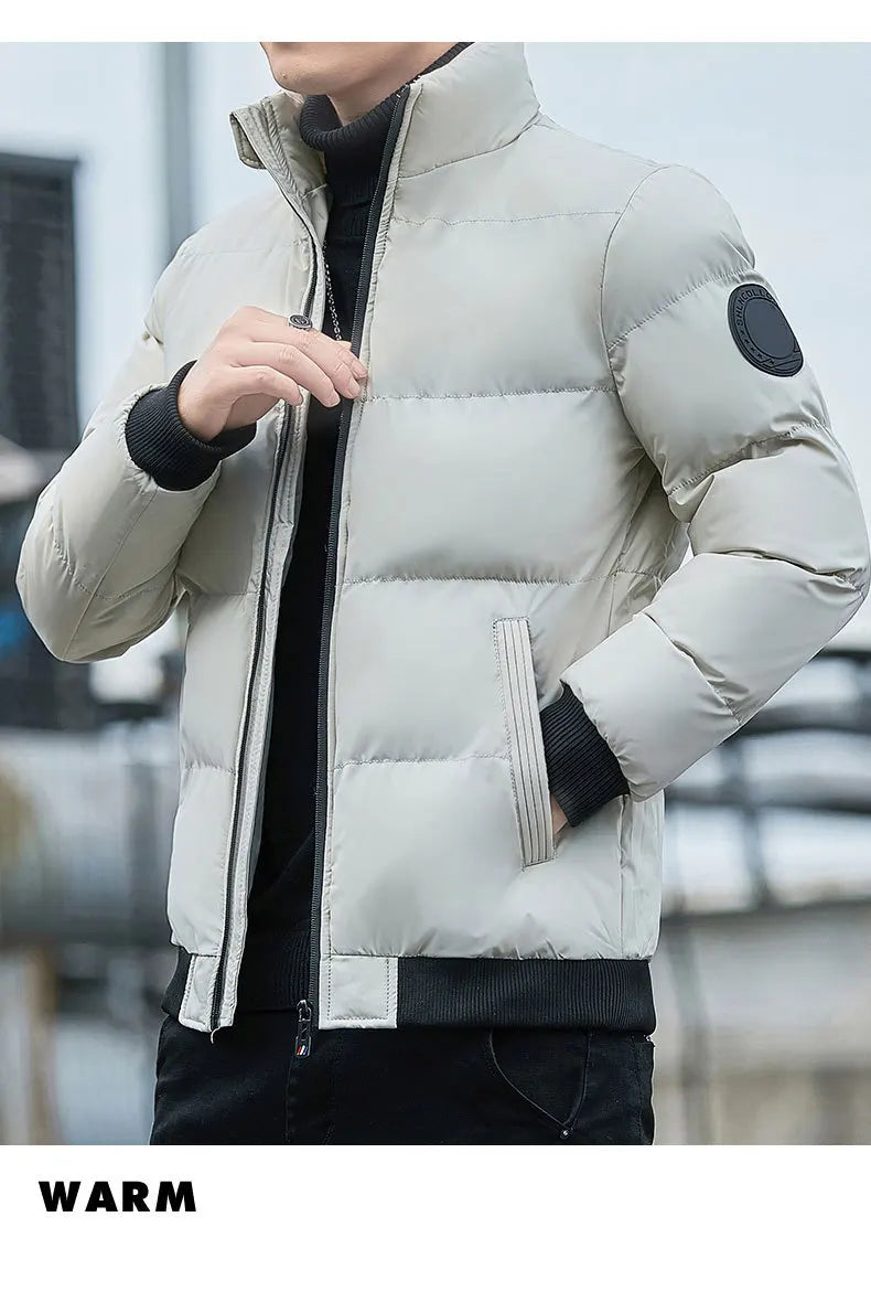 Veste et manteau d'hiver pour hommes Manteau en coton 2024 Nouvelle veste parka Parka homme coupe-vent épaisse et chaude taille européenne M-5XL