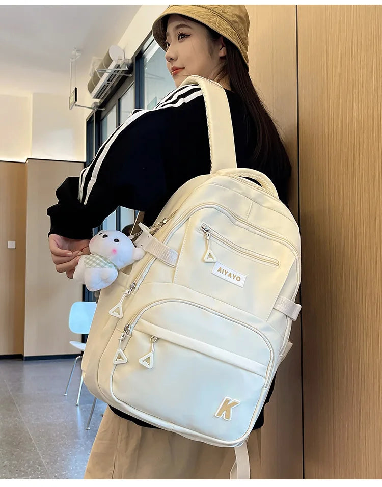 Women's Bag Backpacks Woman Bags Backpack Bagpacks Travel Female Back Pack Mens Ita Ladies 2024 Kawaii Multifinonal School Trend