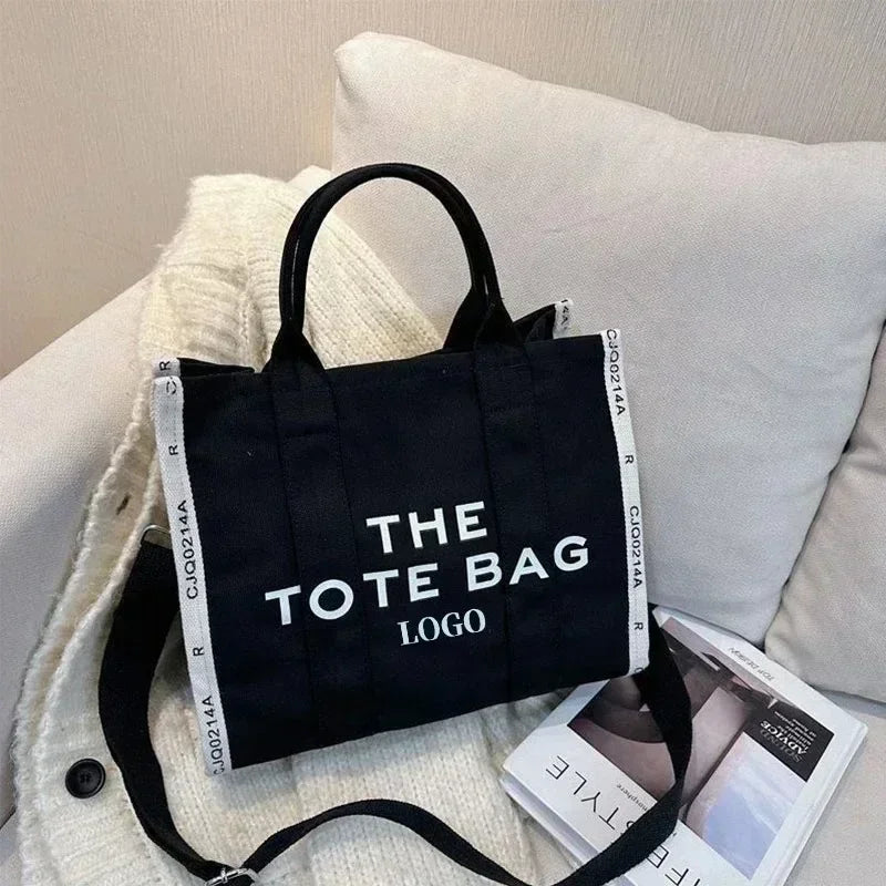 New Tote Bag Women's Fashion Fashionable Yankee Letter Handbag Foreign Trade Vintage Bags Side Single Shoulder Crossbody Bag