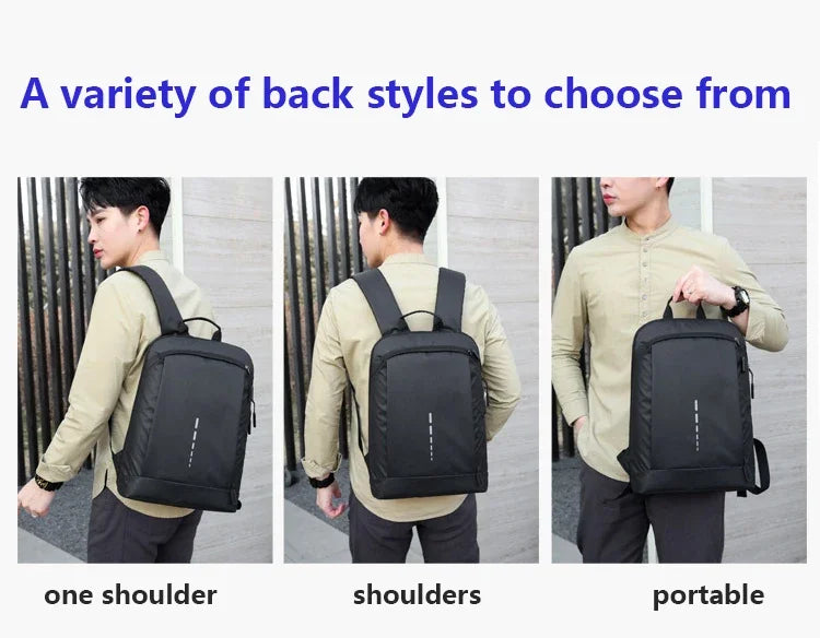 Men's Waterproof Backpack Ultra Lightweight Back Bag for Men Backpack Book Bag Men's Stylish Backpack 15.6" Notebook