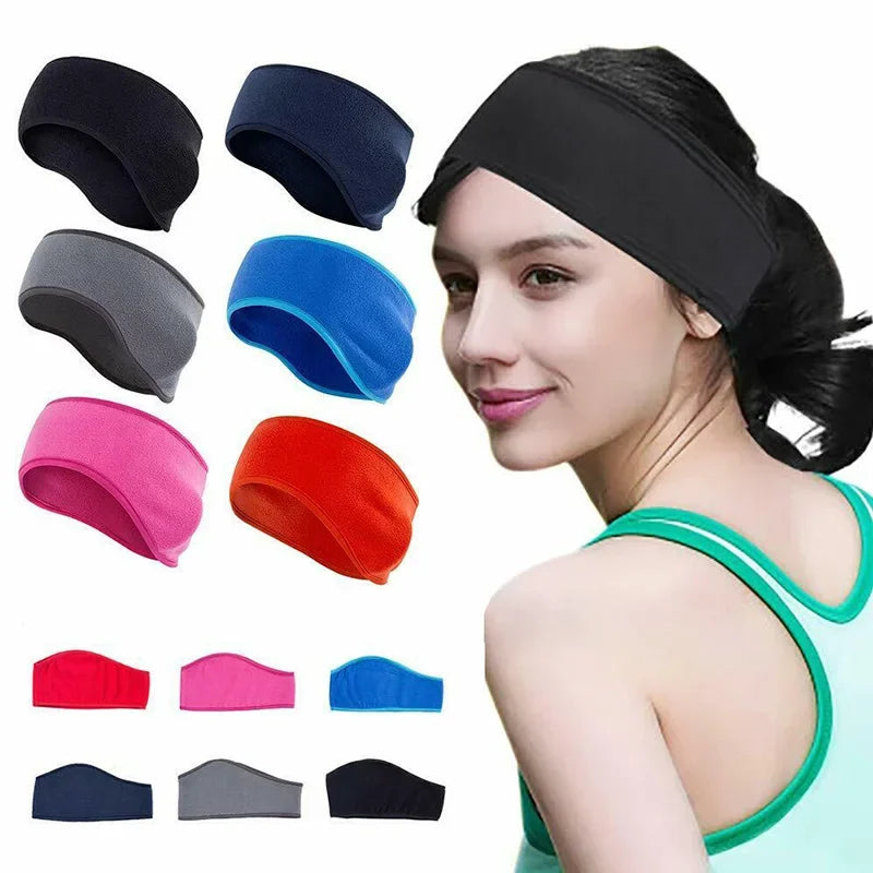 Cold Weather Ear Warmer Headband Winter Ski Muffs Non-Slip Fleece Ear Cover for Women Men Outdoor Sports Cycling Earmuffs